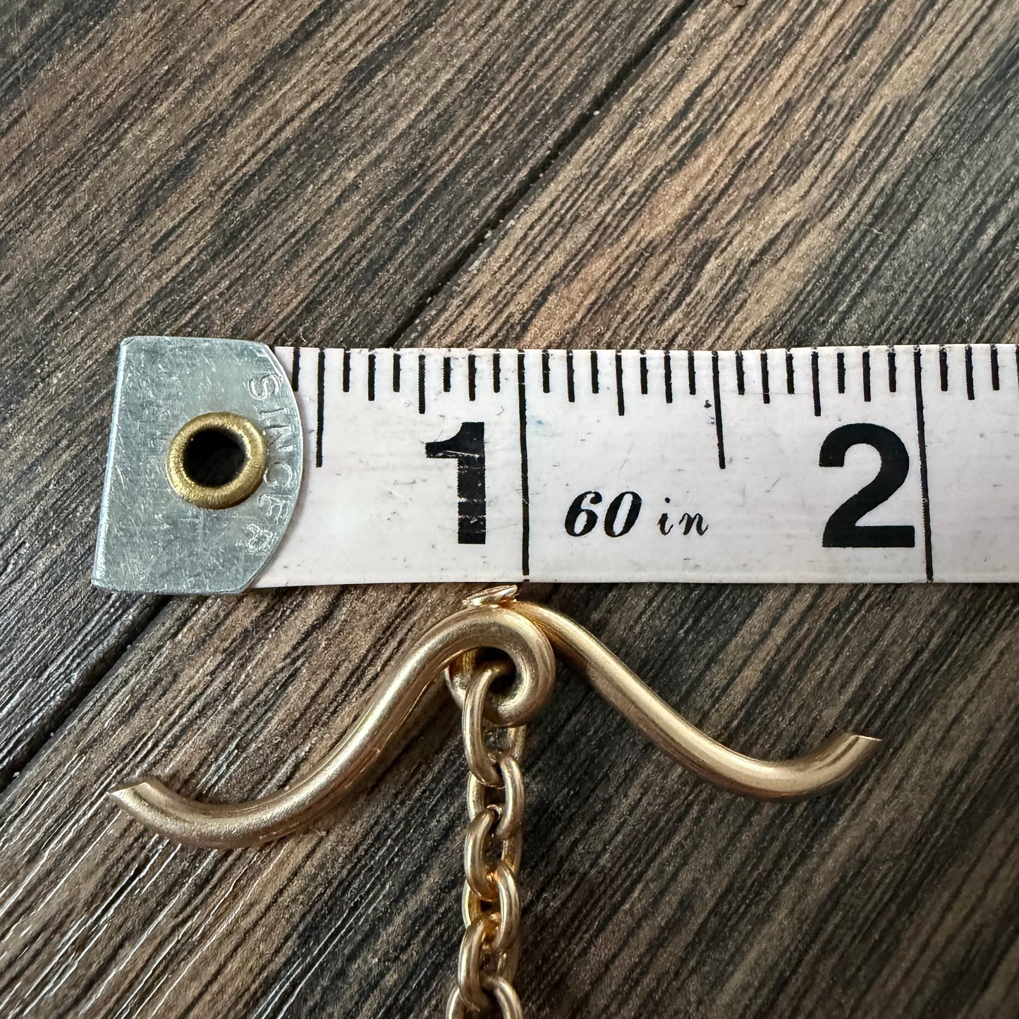 Antique Art Nouveau Solid 14k Gold Double Albert Curb Link Watch Chain Necklace (20.5”)