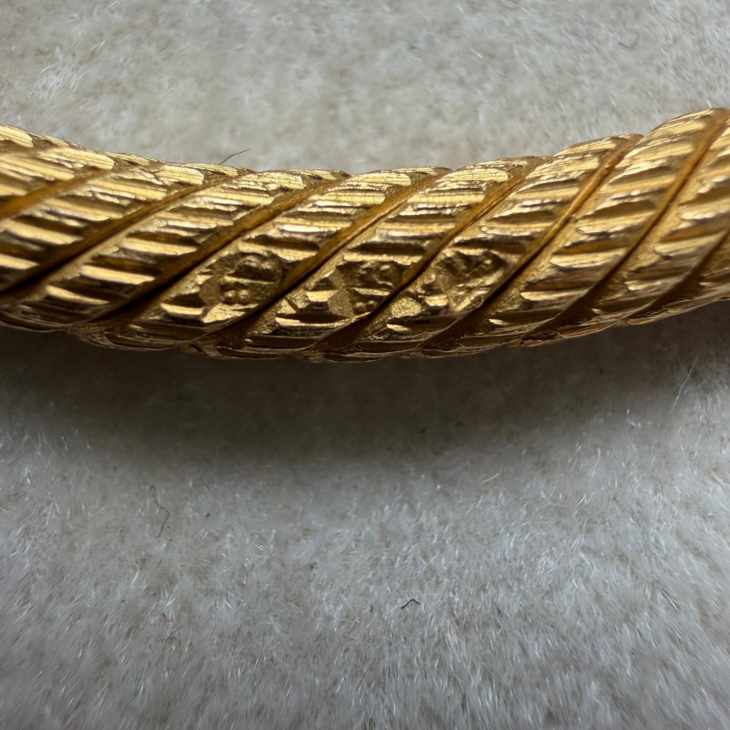 Antique Egyptian Solid 22.5k Yellow Gold Natural Rose Cut Diamond And Ruby Snake Bangle Bracelet (6.5”-8”)