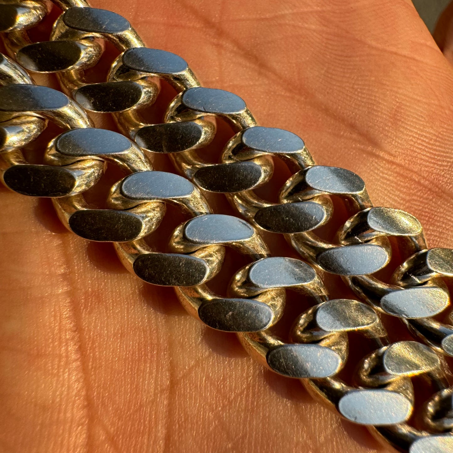 Brand New Solid Italian Sterling/.925 Super Heavyweight Miami Cuban Necklace (24”)