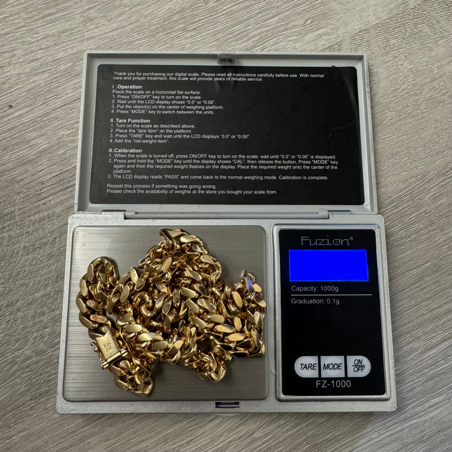 Near Mint Condition Solid 14k Buttery Yellow Gold Super Heavyweight Miami Cuban Link Necklace (20”)