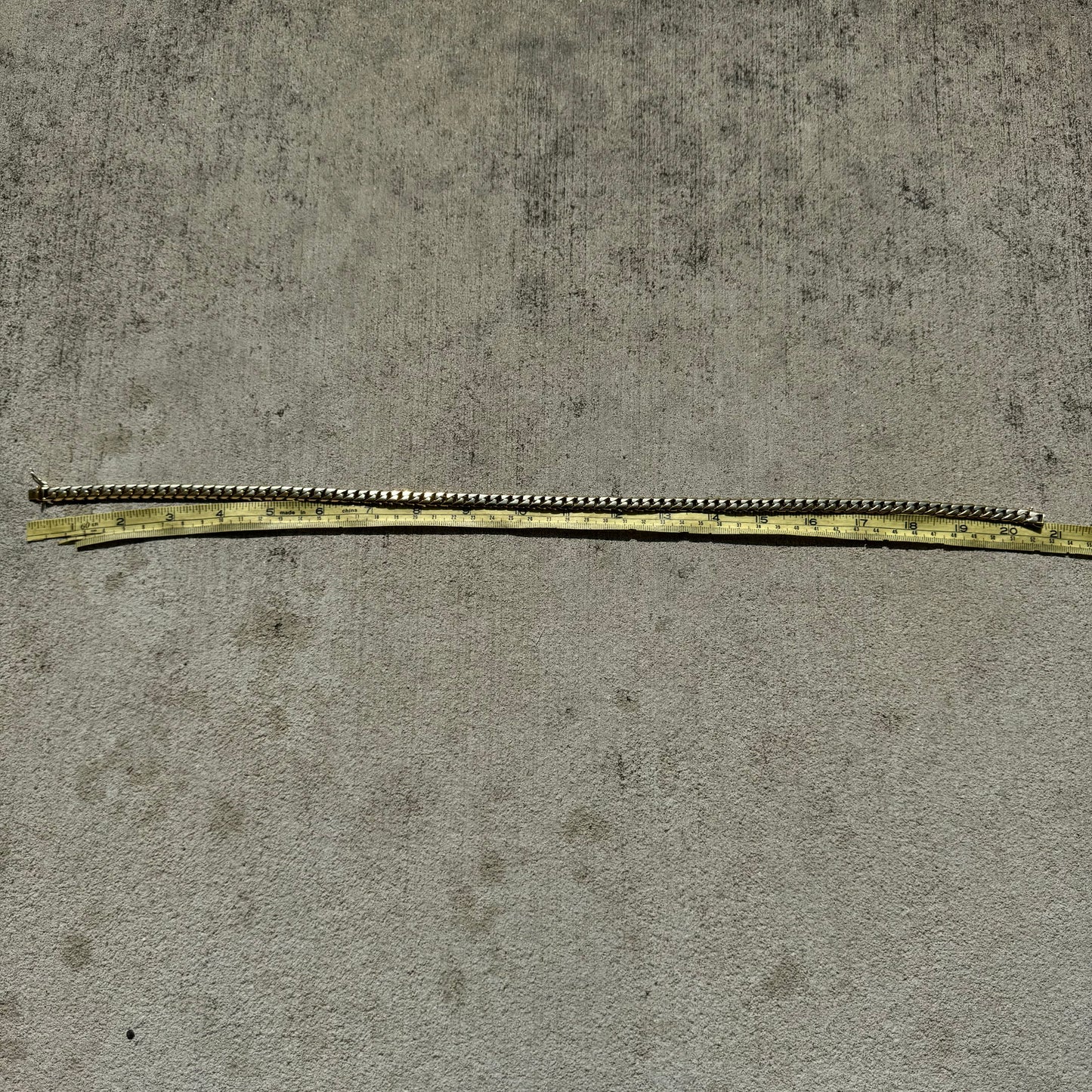 Vintage Solid 14k Yellow Gold Heavyweight Miami Cuban Necklace (20.25”)