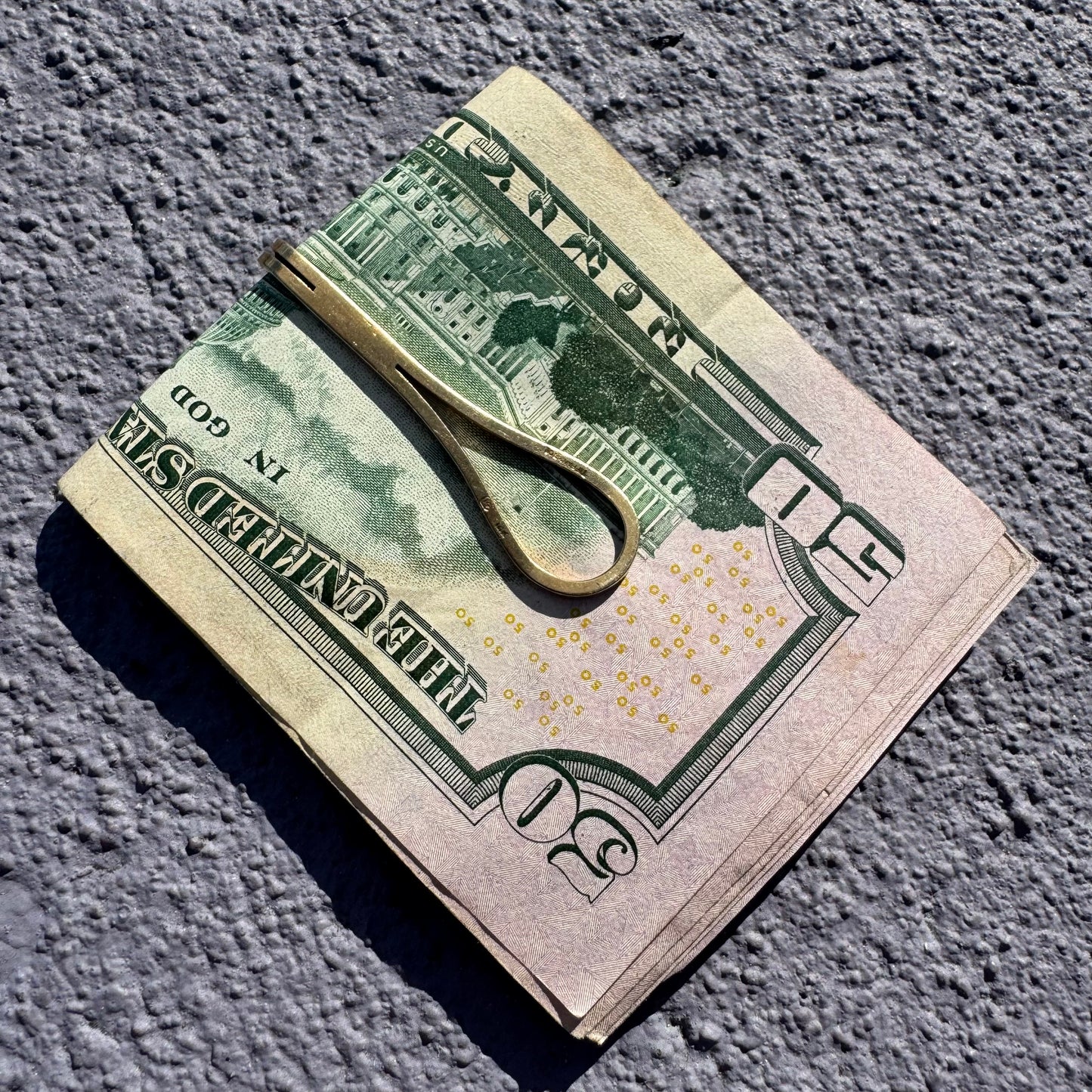 Mid-Century Tiffany & Co. Solid 14k Yellow Gold Natural Emerald Cabochon Pendant & Moneyclip
