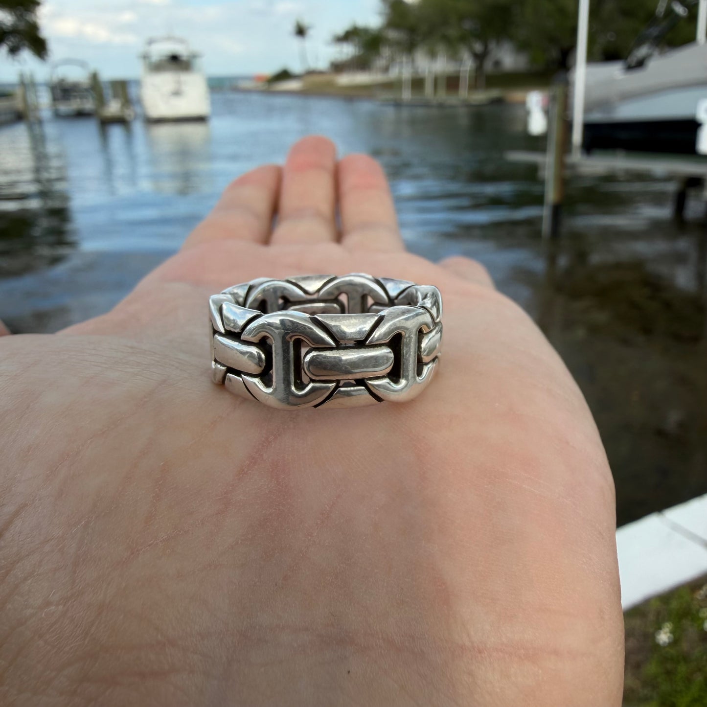 Hoorsenbuhs Solid Sterling Silver .925 “Wall Classic” Ring (11)