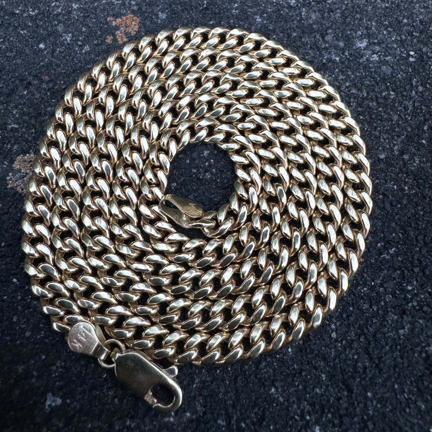 Brand New 14k Yellow Gold Miami Cuban Link Necklace (22”)