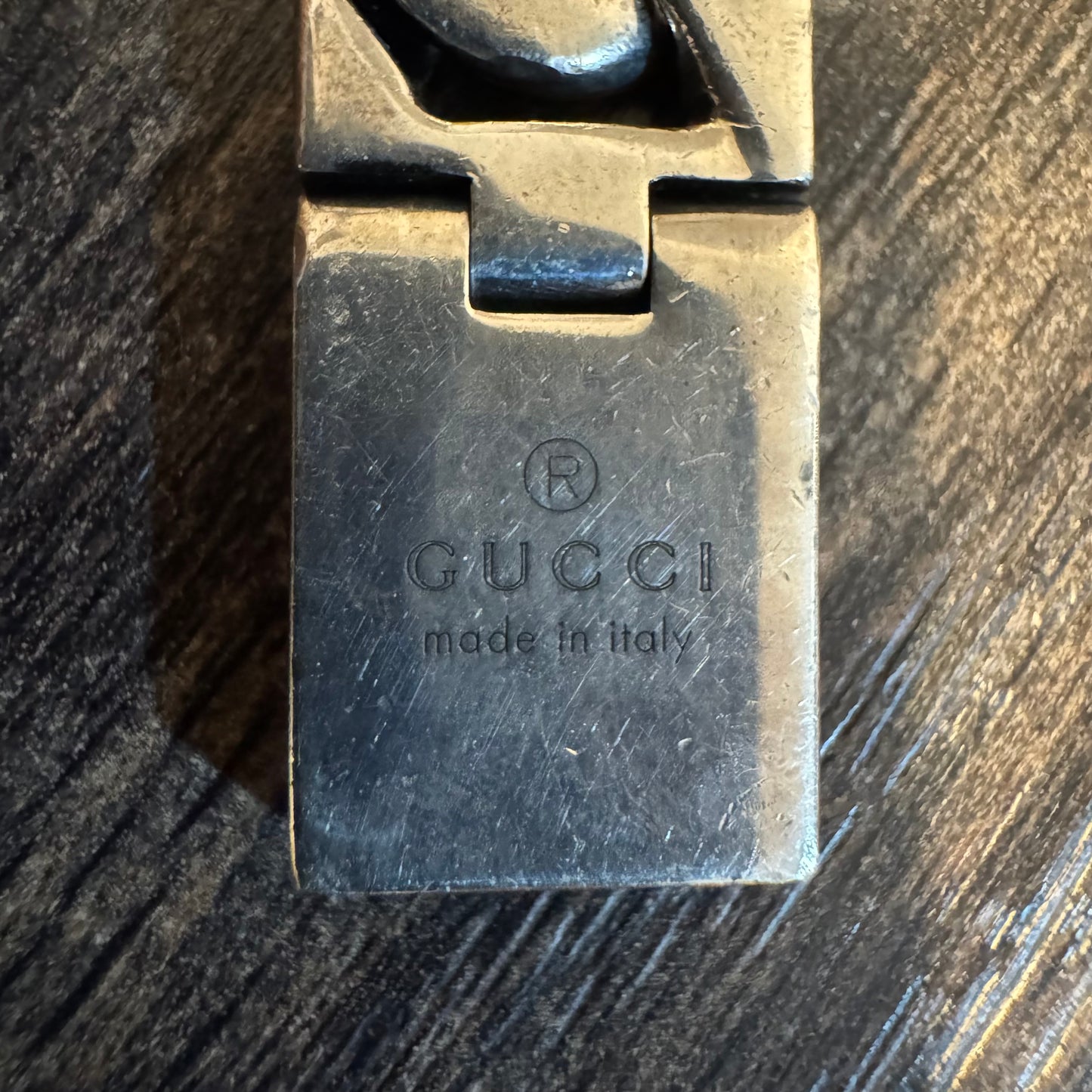 Gucci Solid Sterling/.925 Double Tiger Cuban Link Bracelet (Size:16/6.75”)