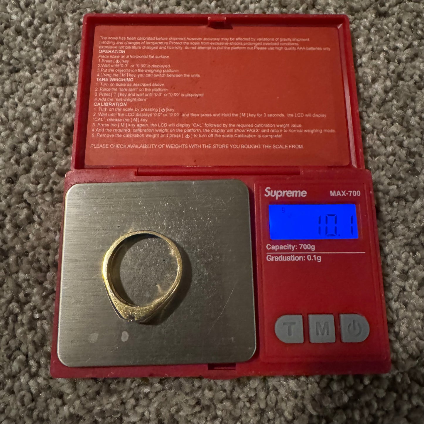 Vintage Solid 14k Yellow Gold .75ct Natural VS1 Diamond Gypsy Ring (13)