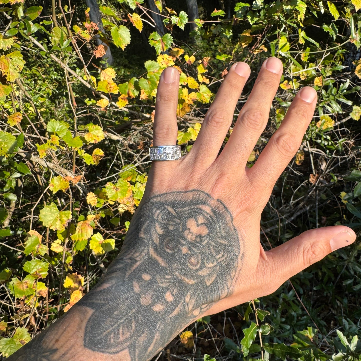 Vintage Solid 18k White Gold Invisible Set 2.5ctw VS Natural Diamond Ring (7)