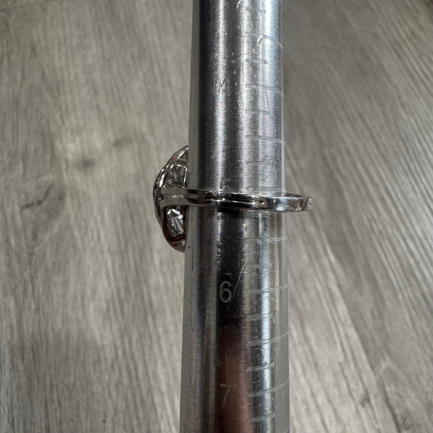 Art Deco Oscar Heyman Bros. Solid Platinum 3.8ctw Natural VS1 Diamond Cocktail Ring (5)