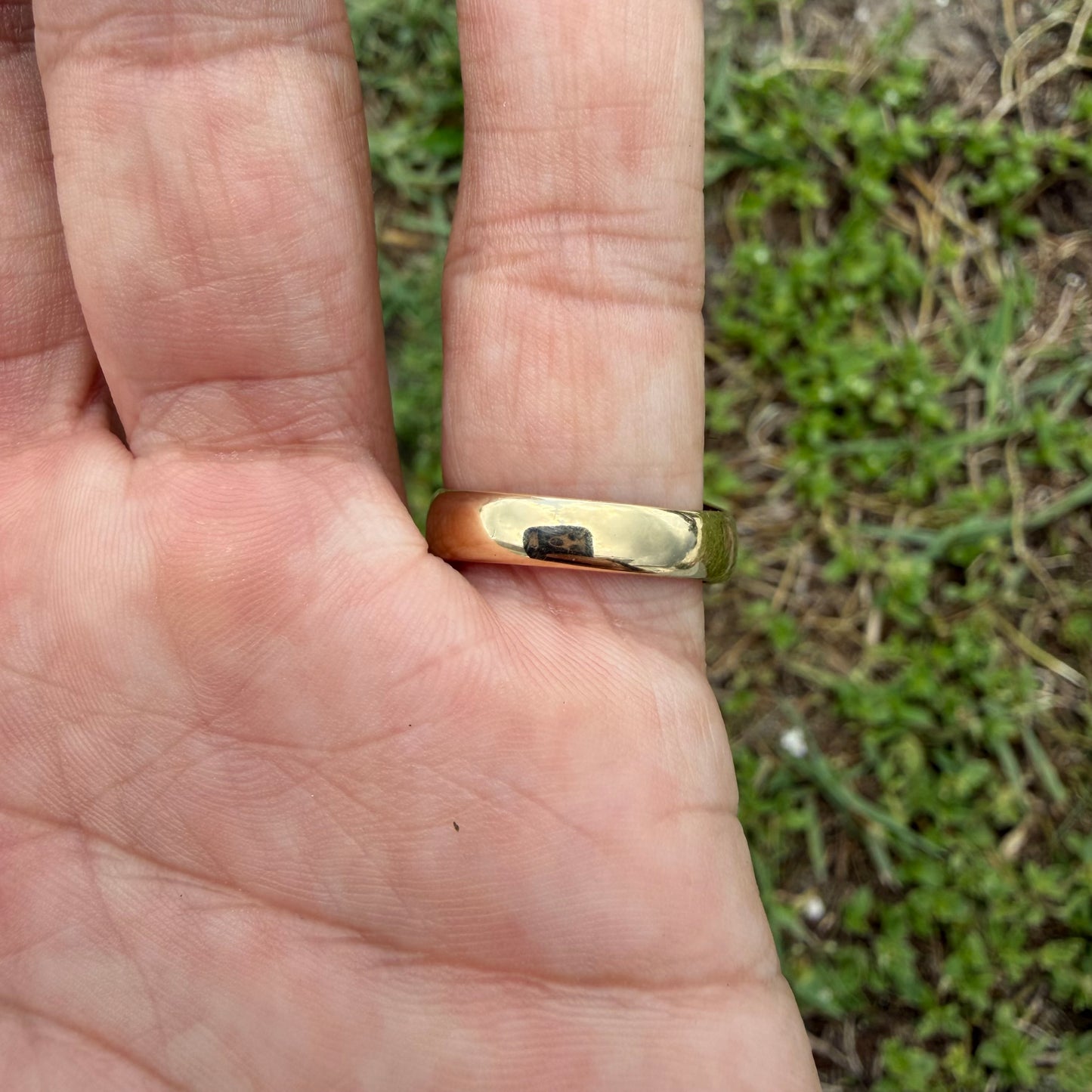Vintage Solid 14k Yellow Gold Natural Old Euro Cut Diamond Pink Spinel Tony Soprano Pinky Ring (10)