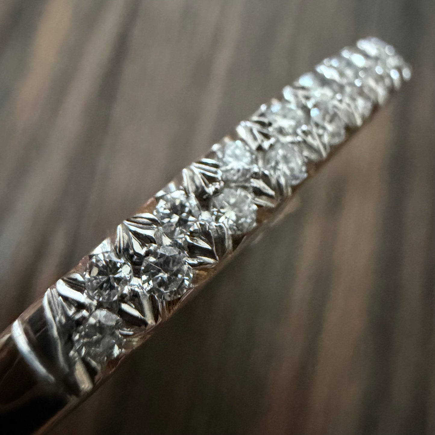 Vintage Solid 14k Yellow Gold 2.0ctw Natural VS Diamond Heavyweight Bangle Bracelet (5.75”-6.5”)