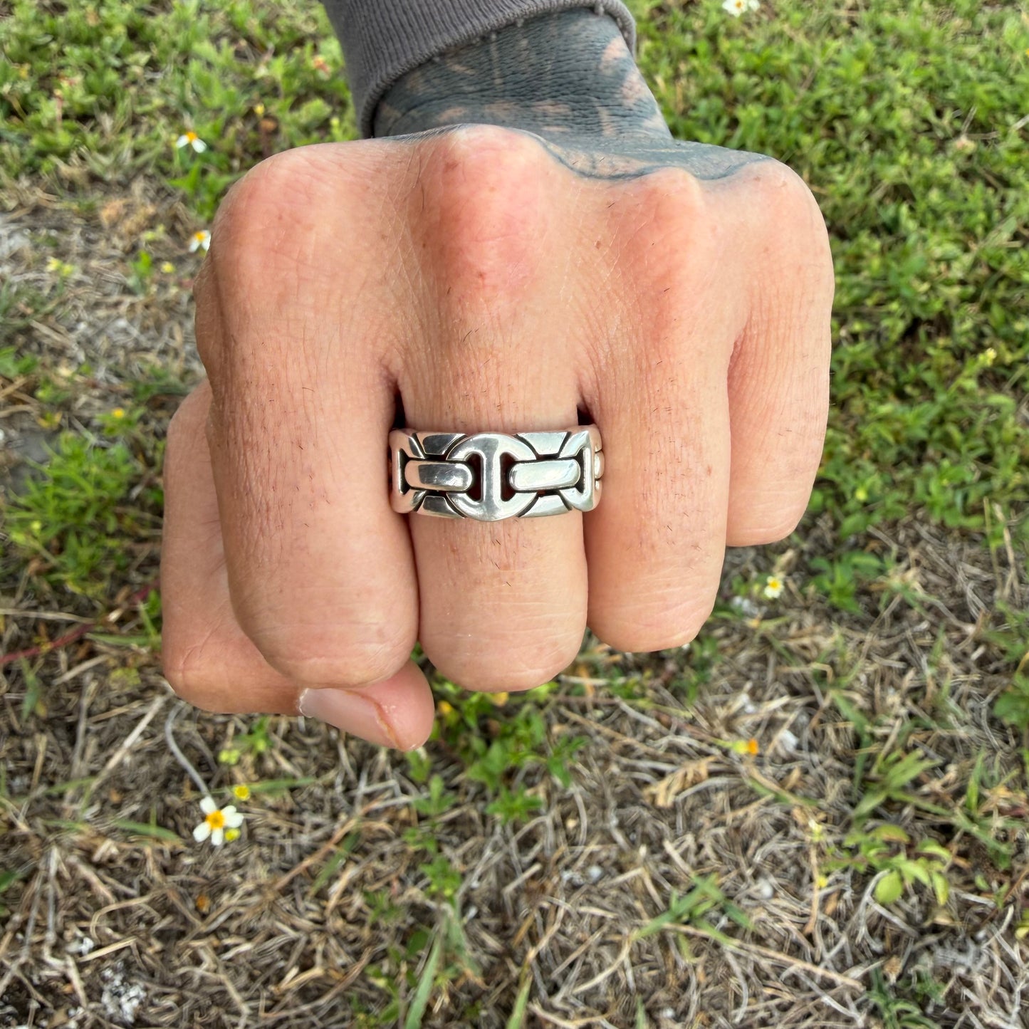 Hoorsenbuhs Solid Sterling Silver .925 “Wall Classic” Ring (11)