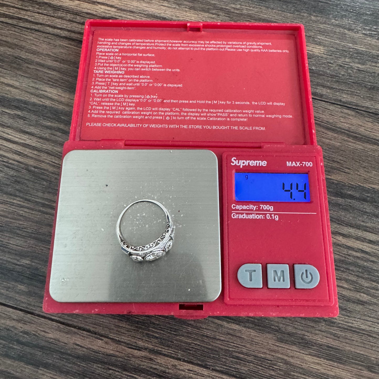 Antique Platinum 2.50ctw Natural Old Cut Diamond Ring (8)