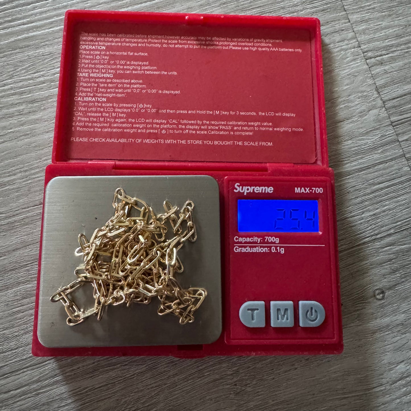 Vintage Solid 14k Yellow Gold Knife Edged “Biker Chain” Anchor Link Necklace (30”)