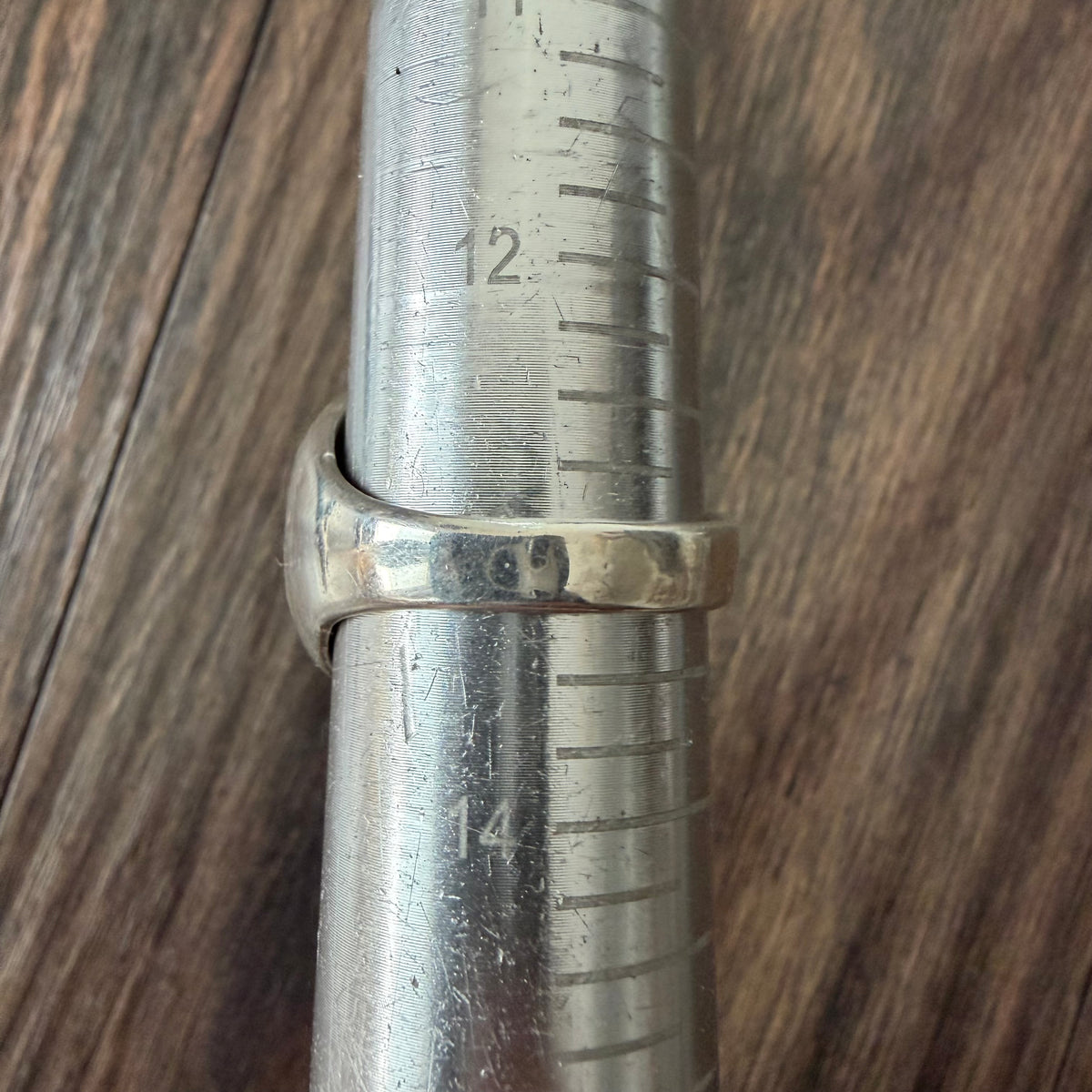 Mid-Century Sterling Silver Skull Signet Ring (13)