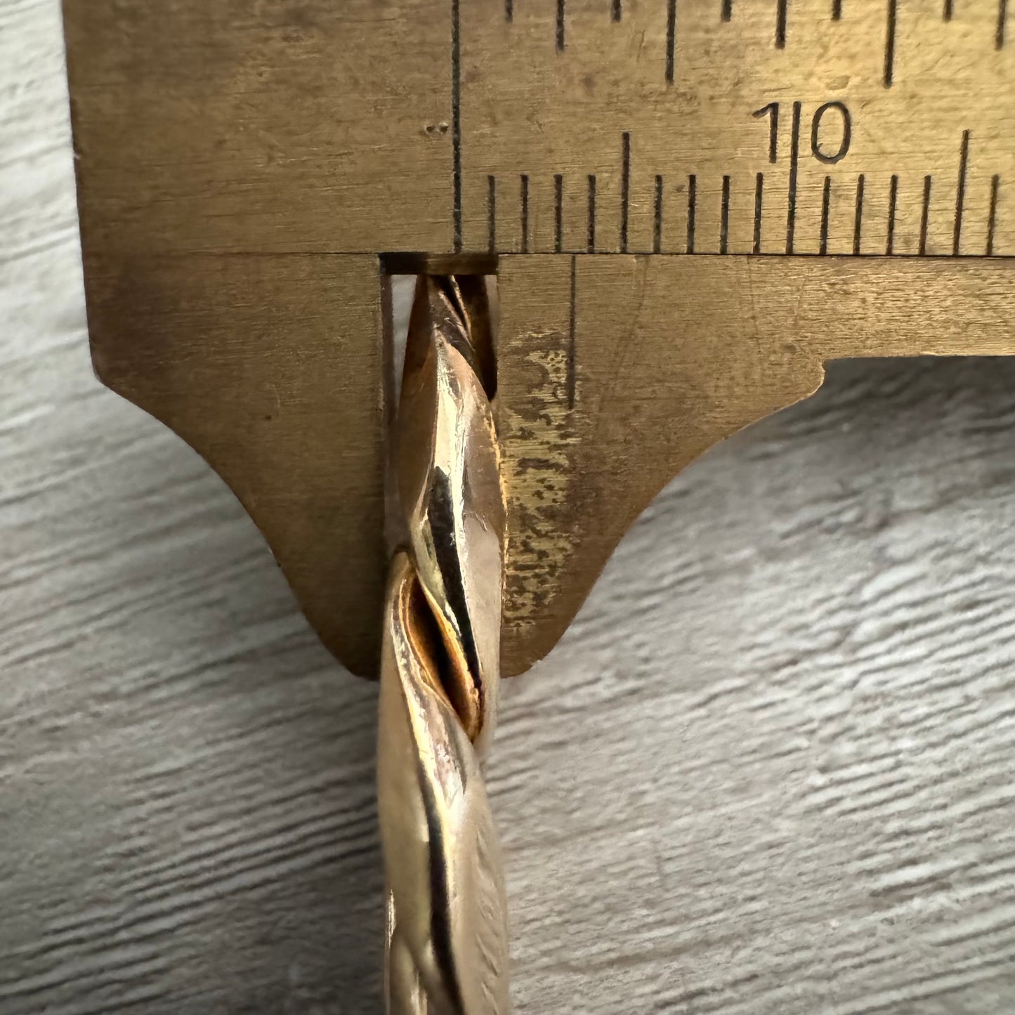 Vintage Solid 14k Yellow Gold Heavyweight Figaro Link Bracelet (8”)