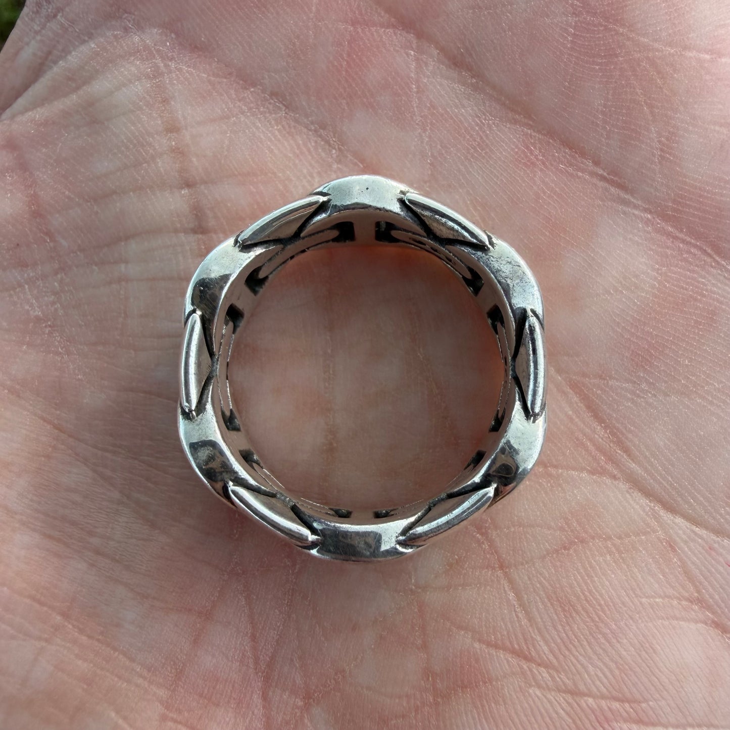 Hoorsenbuhs Solid Sterling Silver .925 “Wall Classic” Ring (11)