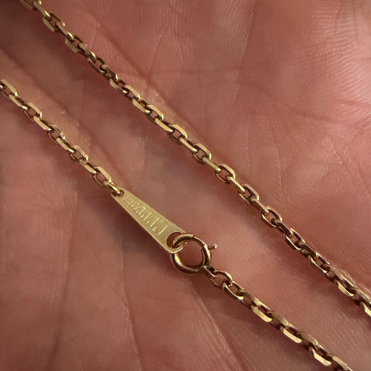 Vintage biker chain necklace