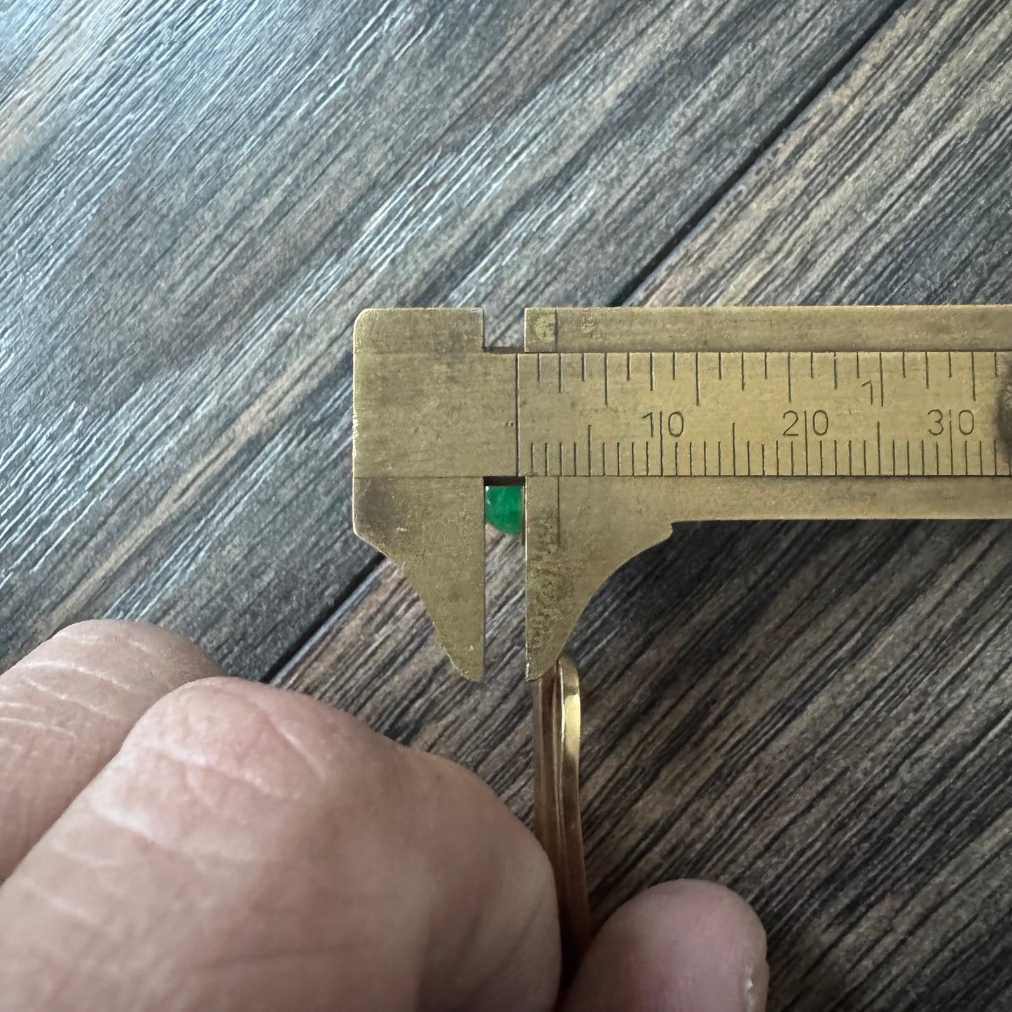 Mid-Century Tiffany & Co. Solid 14k Yellow Gold Natural Emerald Cabochon Pendant & Moneyclip