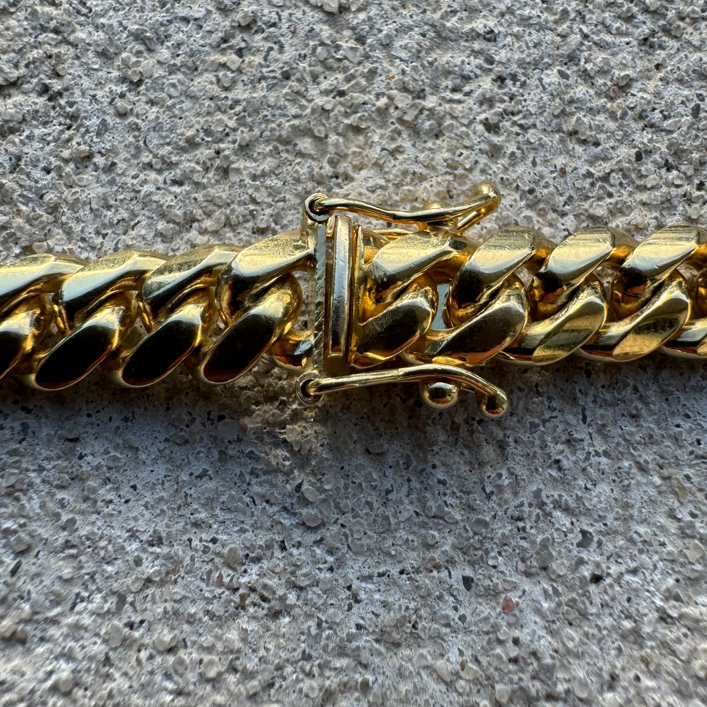 Brand New Handmade Solid 14k Yellow Gold Heavyweight Miami Cuban Link Necklace (22”)