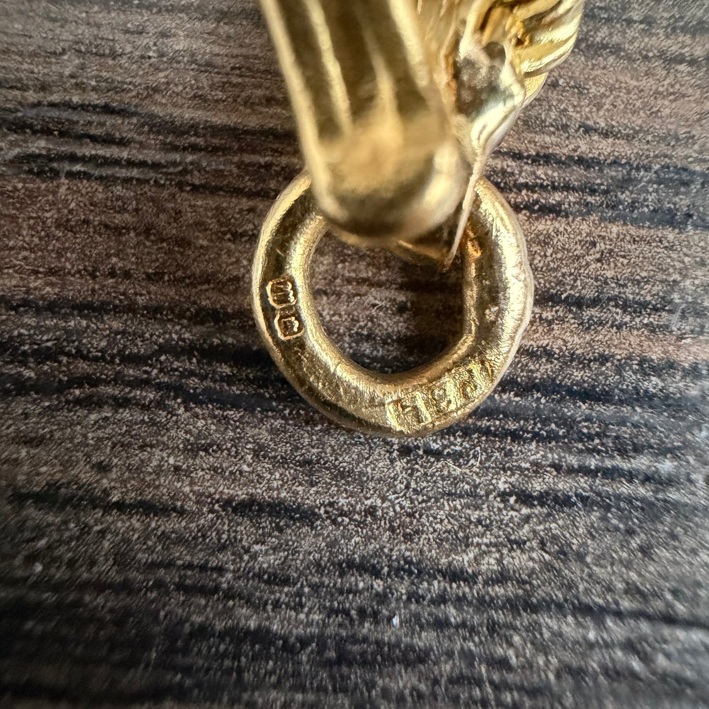 Vintage London Hallmarked Solid 22k Yellow Gold Diamondcut Rope Chain Necklace (18.5”)