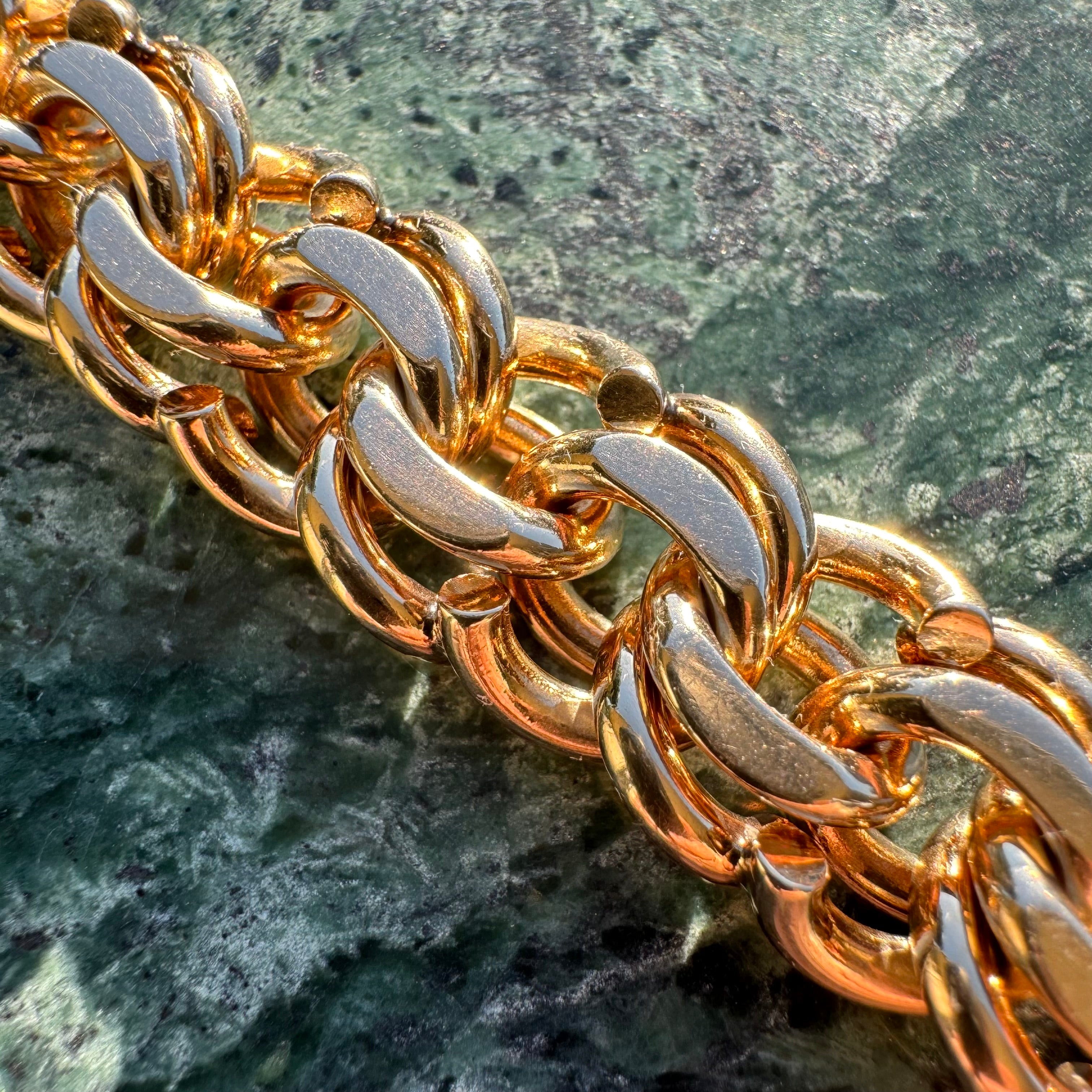 Mid-Century Tiffany & Co. Solid 14k Yellow Gold Heavyweight