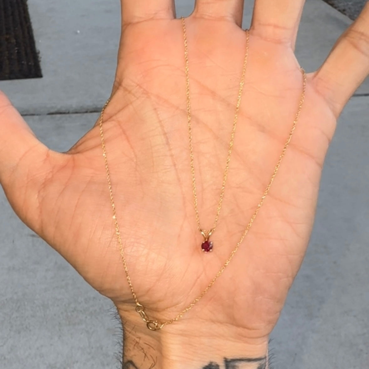 Ruby necklace