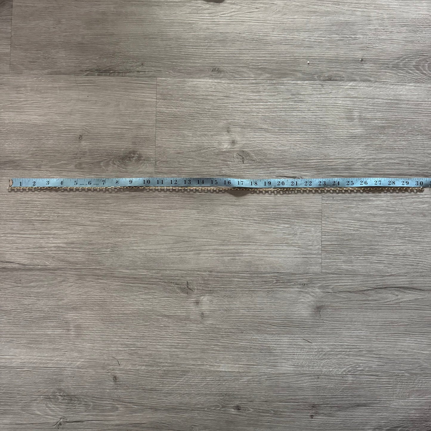 Vintage Solid 14k Yellow Gold Knife Edged “Biker Chain” Anchor Link Necklace (30”)