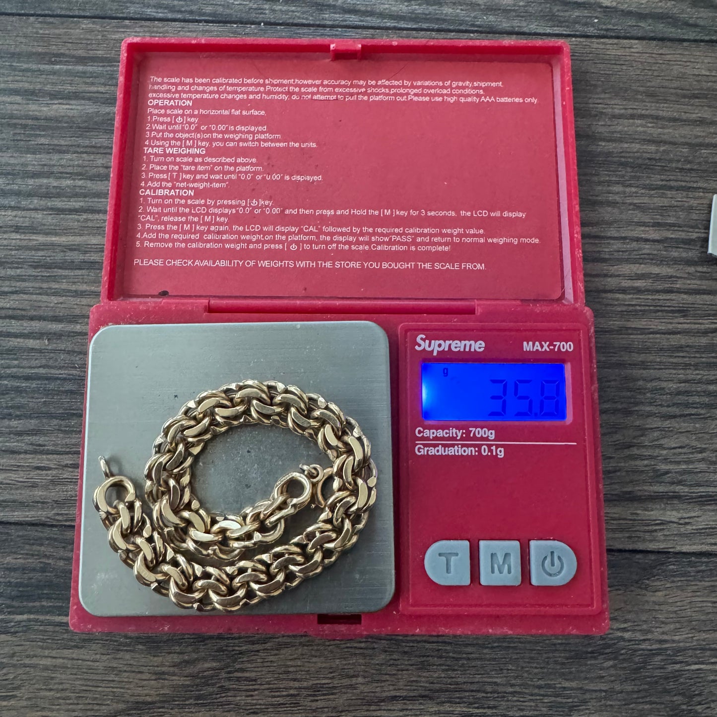 Mid-Century Tiffany & Co. Solid 14k Yellow Gold Heavyweight Chino Link Bracelet (7.25”)