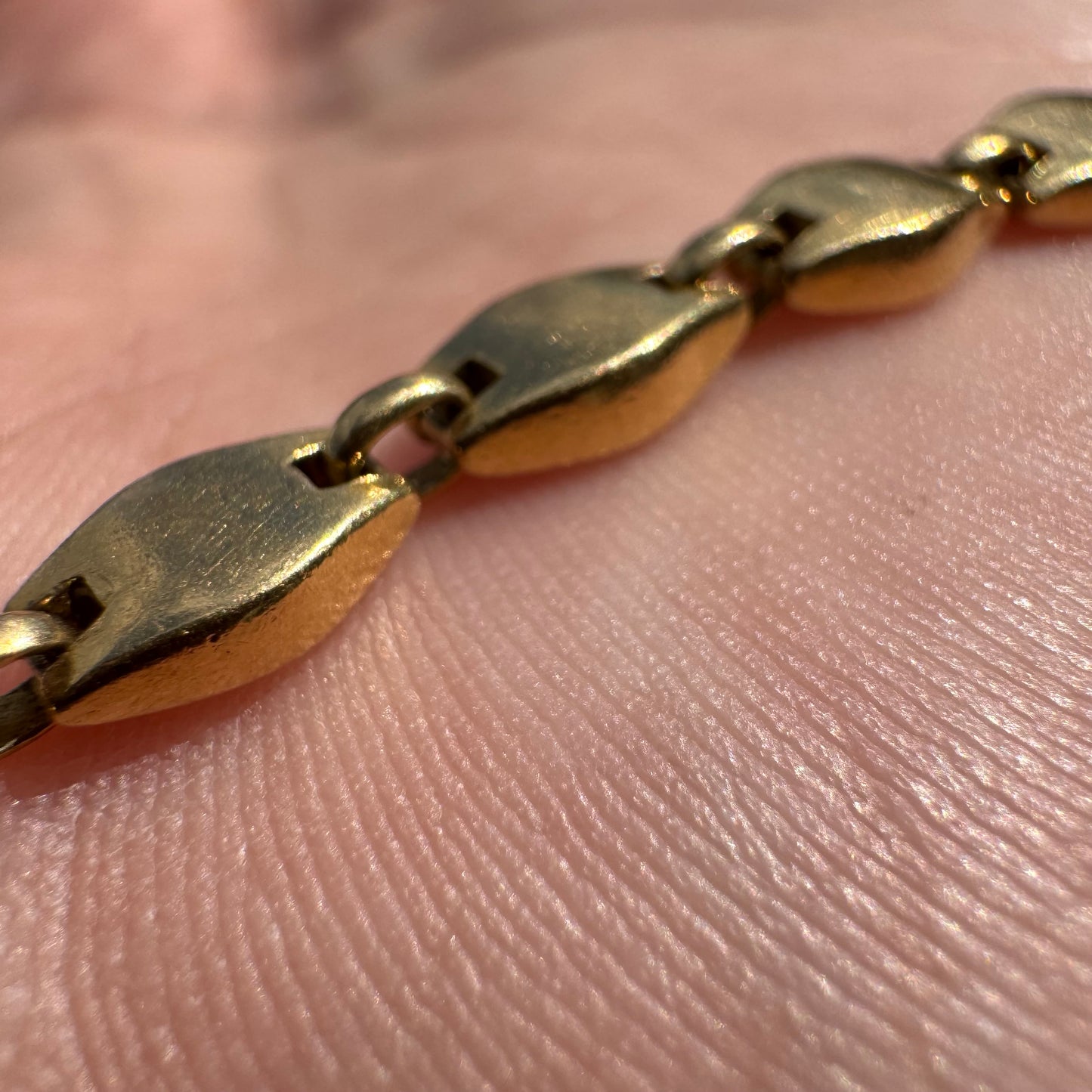 1970’s Cartier Solid 18k Yellow Gold Mariner Anchor “Tortue” Link Bracelet (7.5”)