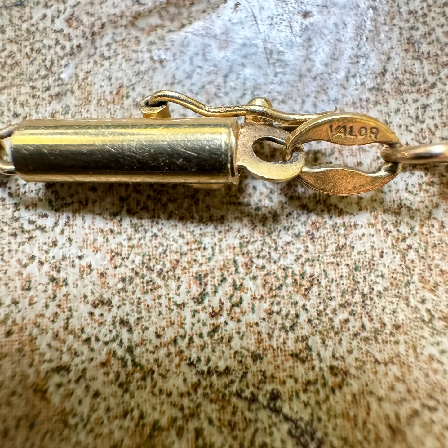 Vintage Solid 18k Yellow Gold Old School Italian Franco Link Necklace (19.5”)