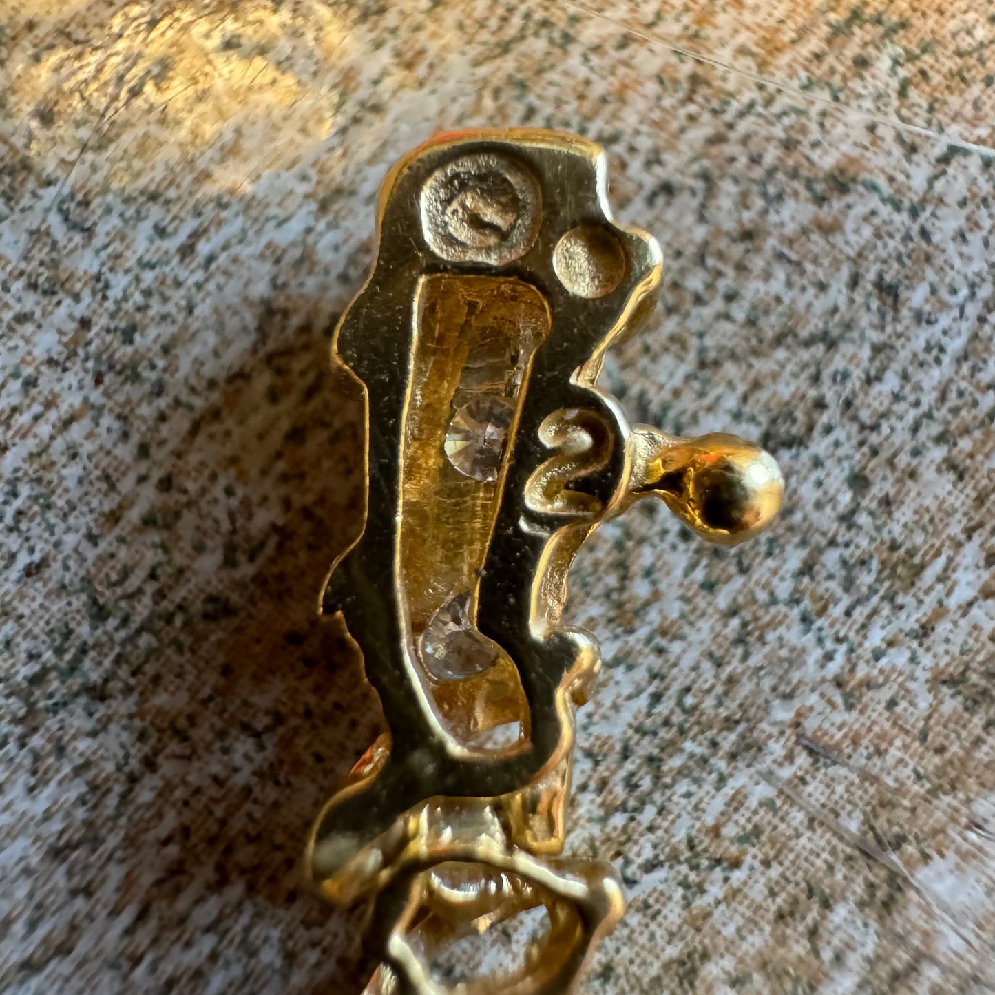 Vintage Solid 18k Yellow Gold 2.0ctw Natural Diamond Tennis Bracelet (7.25”)