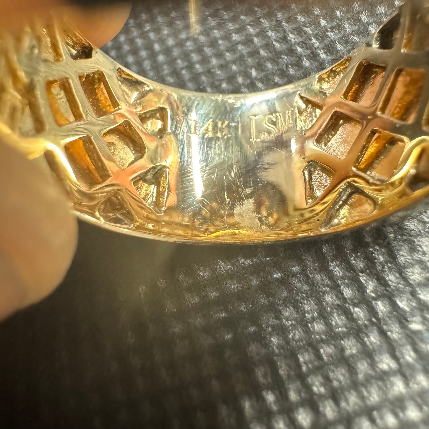 Custom 5.25ctw Natural VS Diamond Cluster 14k Yellow Gold Championship Ring (10.5)
