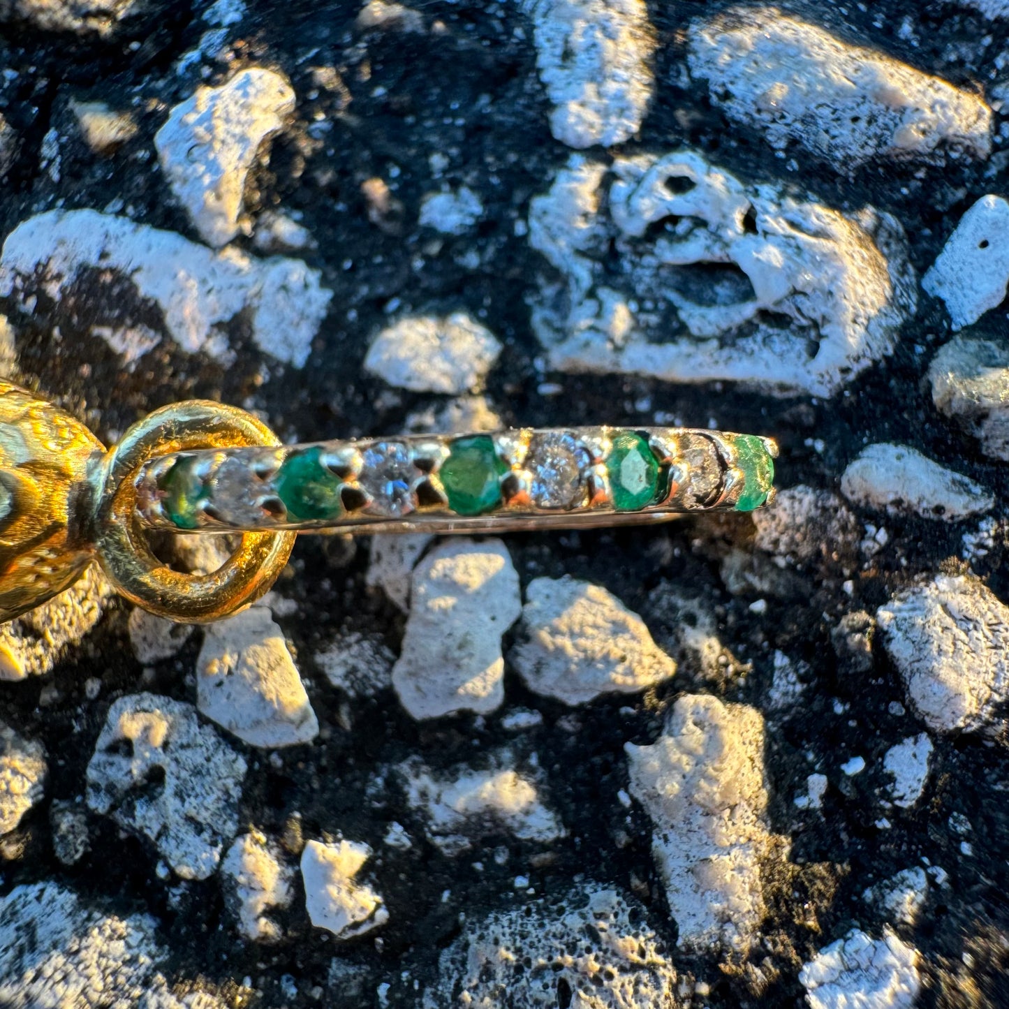 Vintage Pure 24k Solid Gold Asiatic Dragon Knife And Sheath Pendant