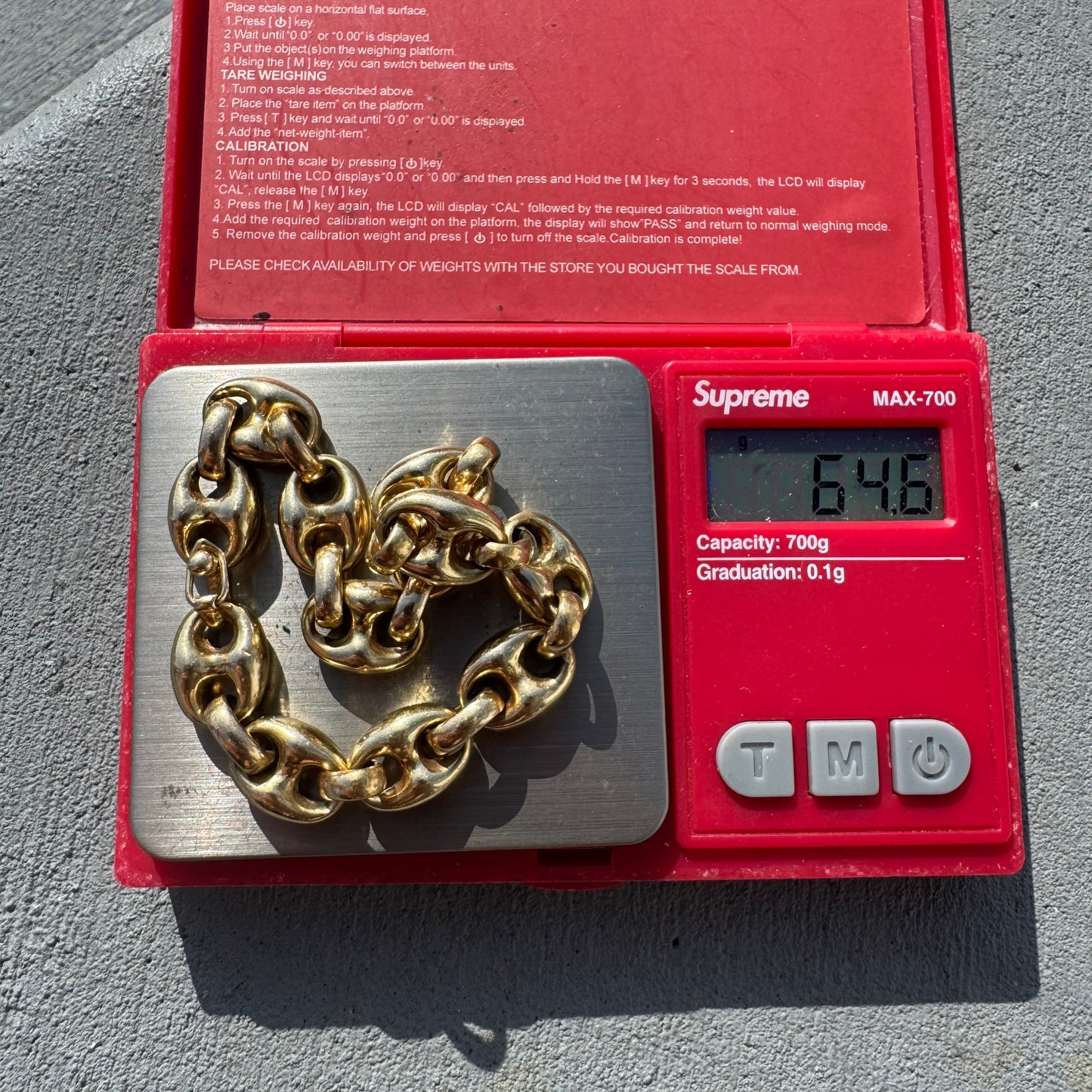 Vintage Fully Solid 14k Yellow Gold Super Heavyweight Puffed Mariner Link Bracelet (8.25”)