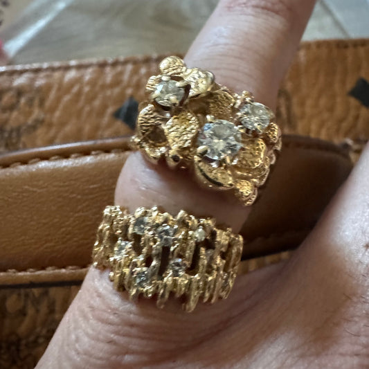 Brutalist rings