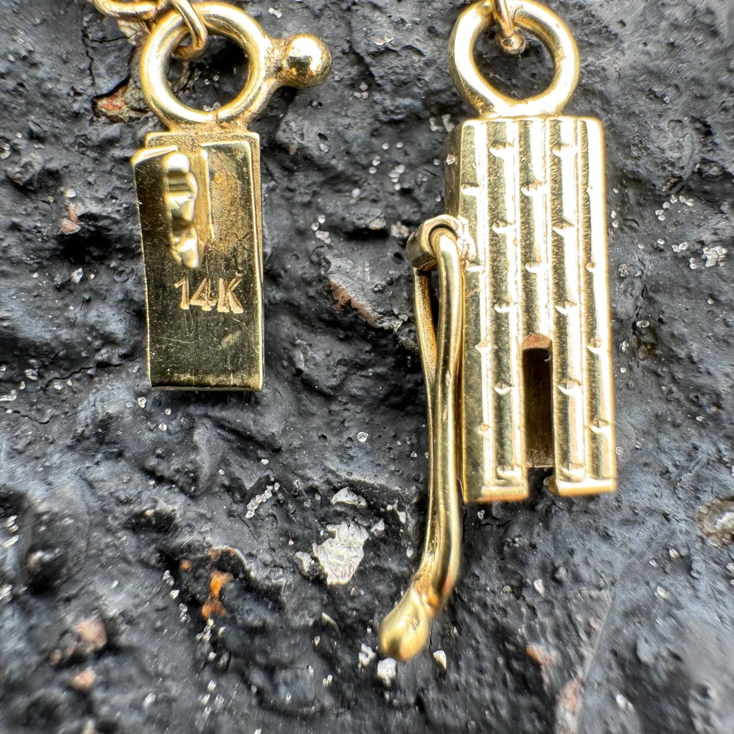 1960’s Degussa Pure 24k Gold 10g Bar .25ctw Diamond Necklace (16”)