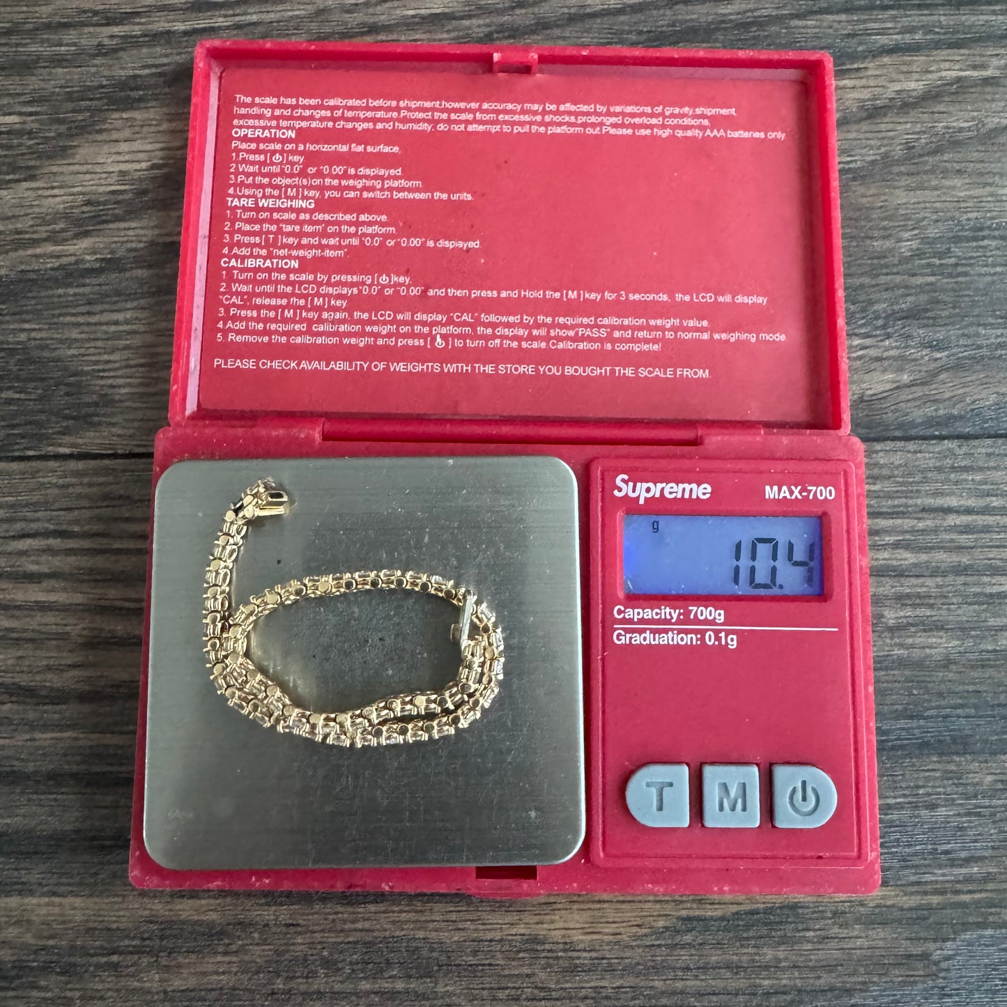 Vintage Solid 14k Yellow Gold 4.0ctw Natural Diamond Tennis Bracelet (6.5”)