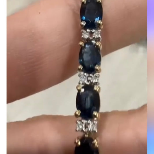 Sapphire bracelet