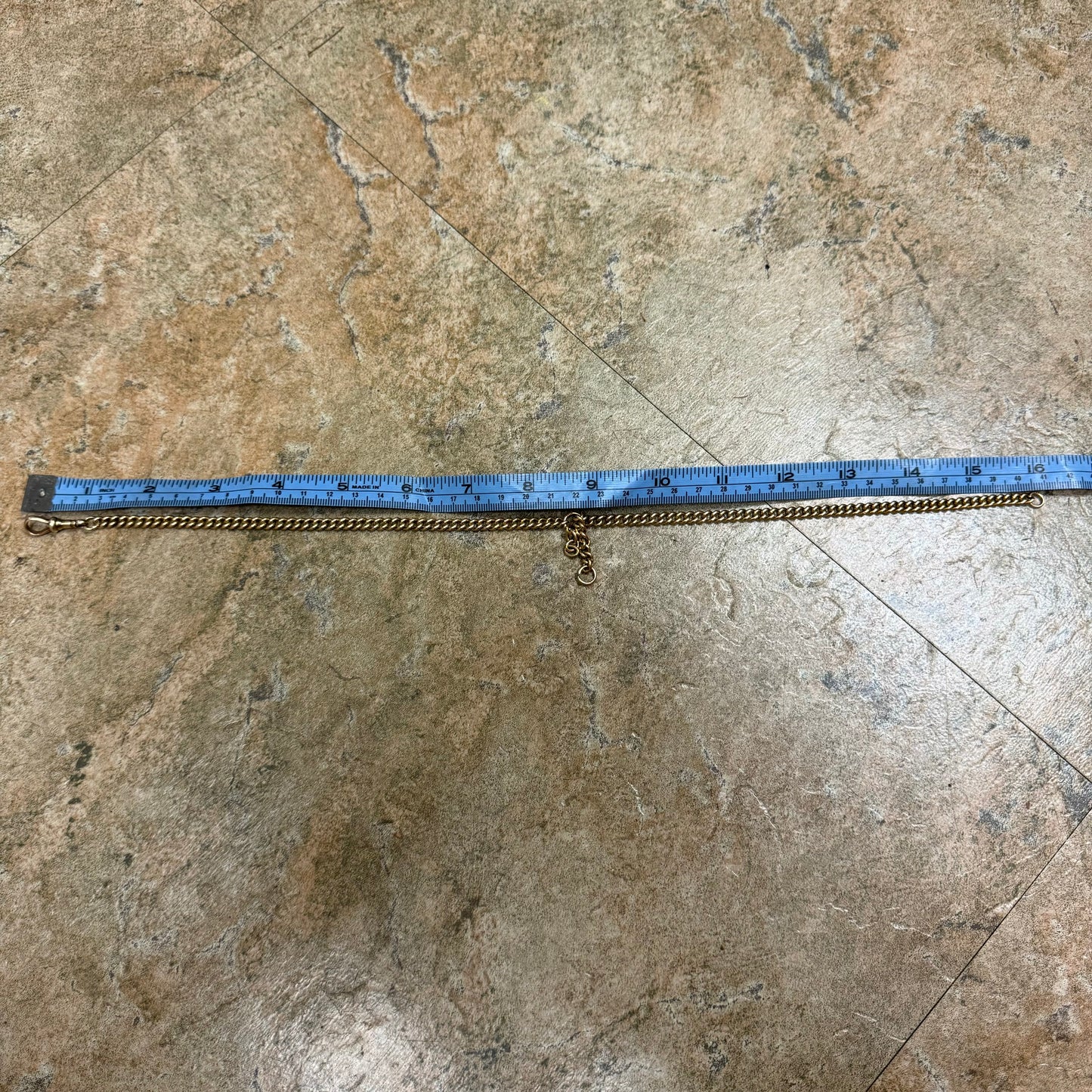 Antique Solid 15k Watch Chain