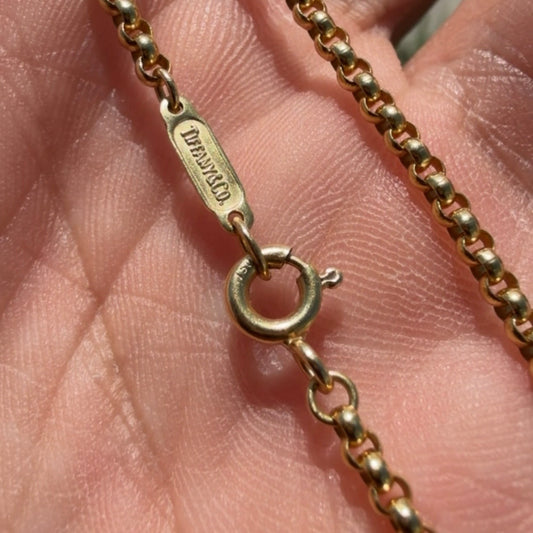 18k necklace