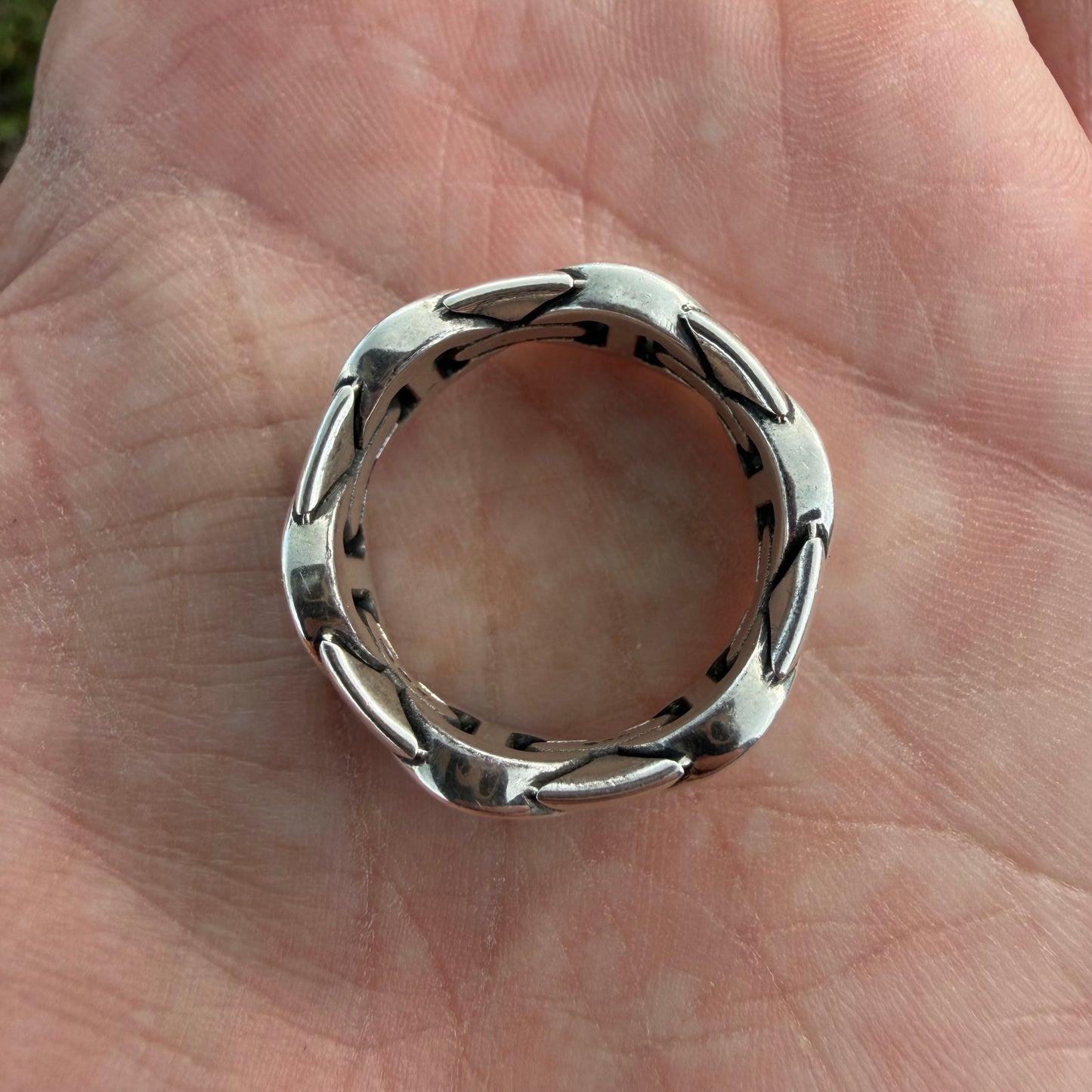 Hoorsenbuhs Solid Sterling Silver .925 “Wall Classic” Ring (11)
