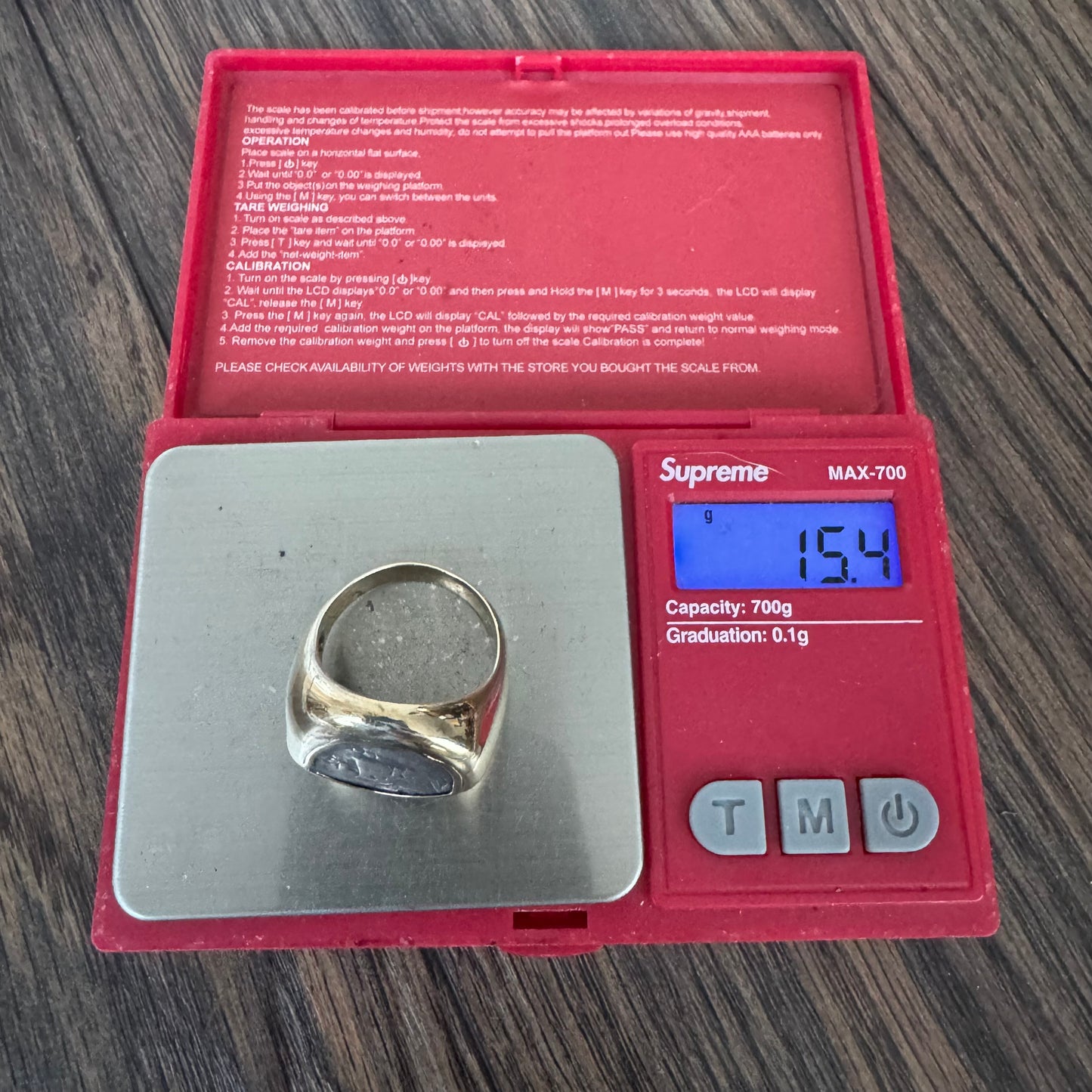 1670’s Spanish Cob 14k Yellow Gold Coin Ring (11.5)