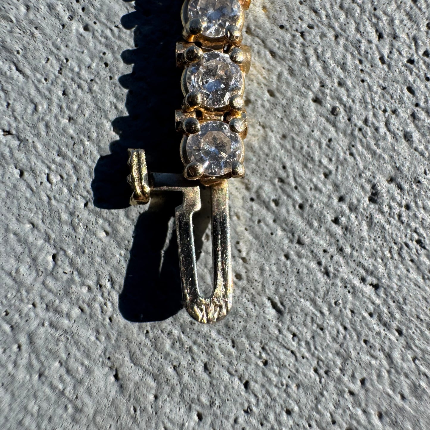 Vintage Solid 14k Yellow Gold 4.0ctw Natural Diamond Tennis Bracelet (6.5”)