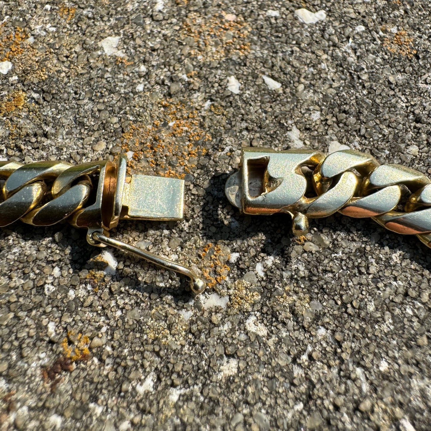 Vintage Solid 14k Yellow Gold Heavyweight Miami Cuban Necklace (20.25”)