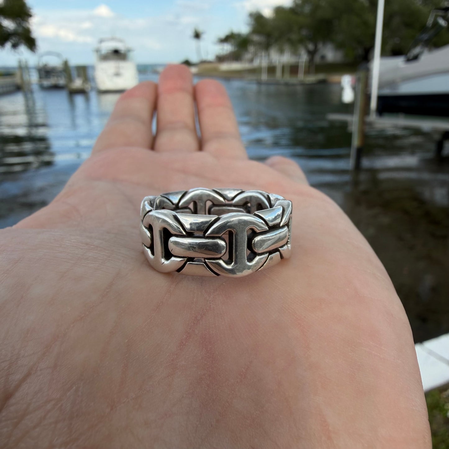 Hoorsenbuhs Solid Sterling Silver .925 “Wall Classic” Ring (11)