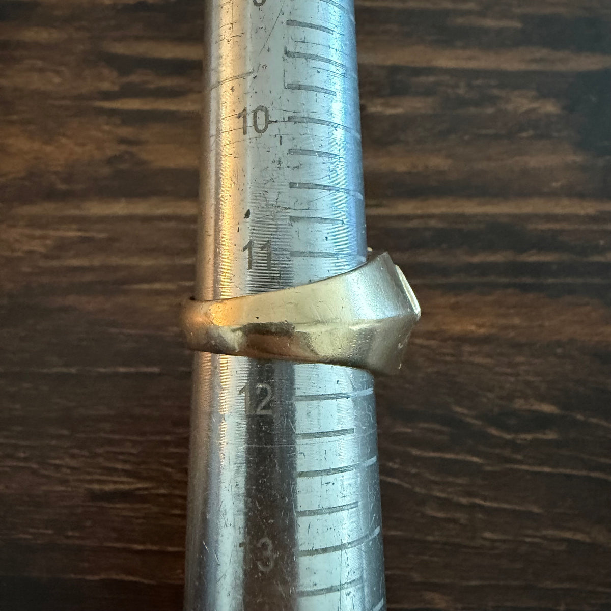 Mid-Century Solid 14k Yellow Gold Heavyweight Turquoise Thunderbird Signet Ring (11.5)