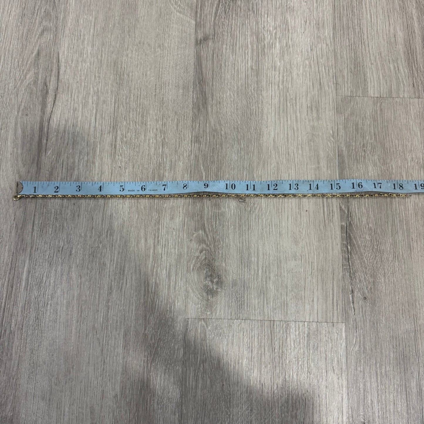 Vintage Auritalia Designer Made Solid 14k Yellow Gold Horsebit Link Necklace (18.5”)