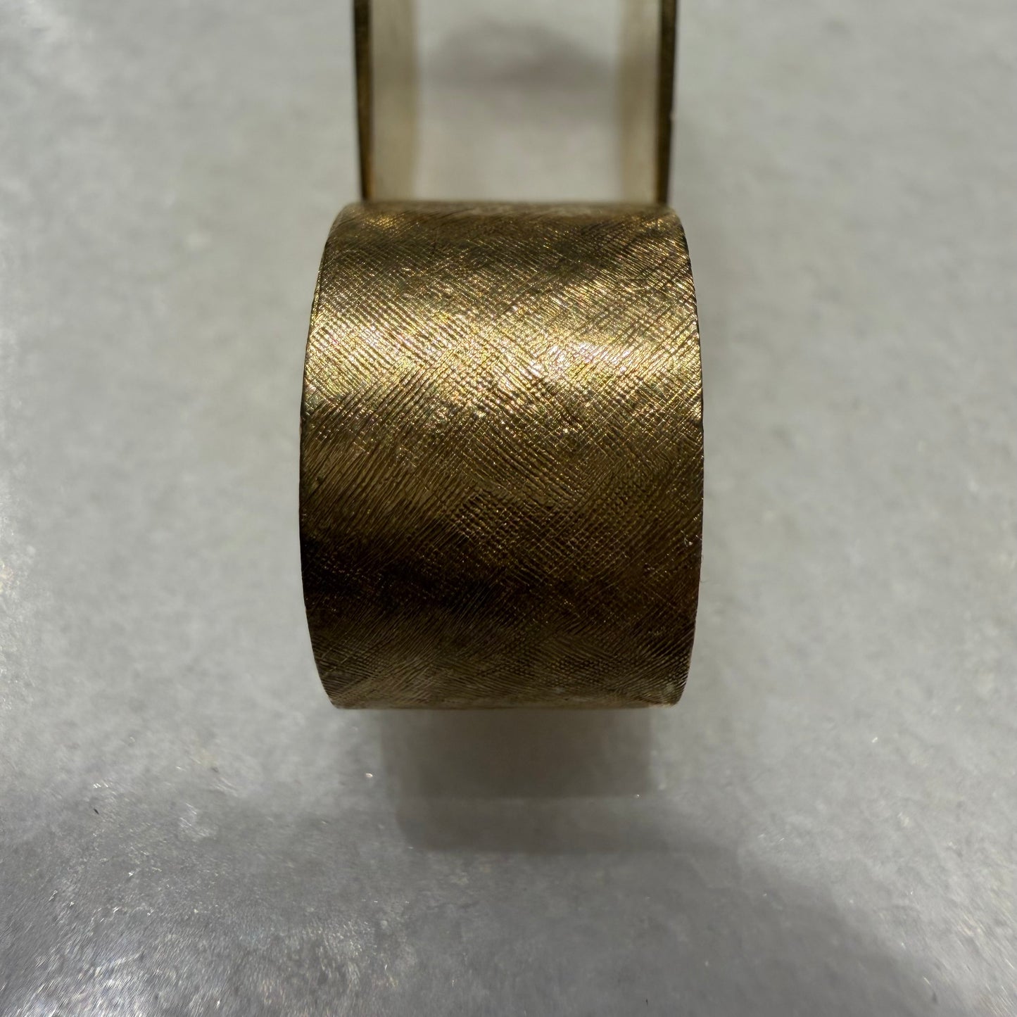 1977 Solid 18k Yellow Gold English Hallmarked Jewelers Loupe Pendant