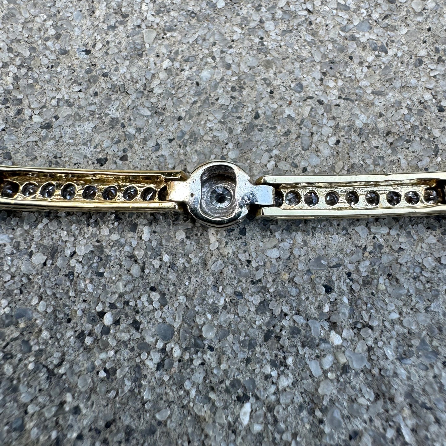 Custom 14k Two-Tone 3.5CTW Natural Diamond Bracelet (6.5”)