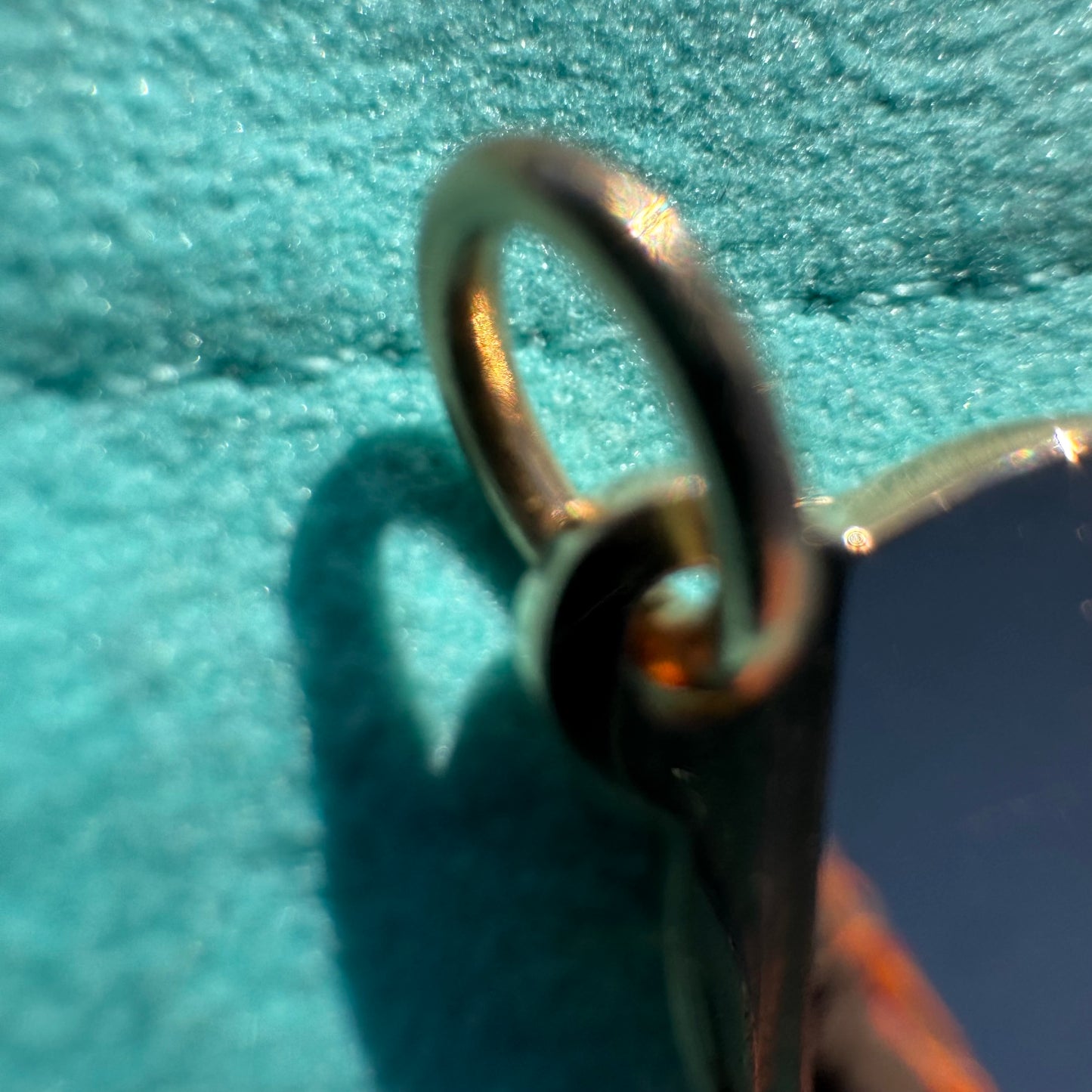 Vintage Tiffany & Co. Solid 18k Gold “With Love” Natural Diamond Heart Pendant
